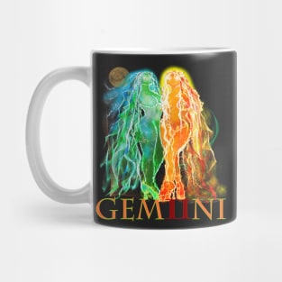 Gemini Zodiac Astrology Artwork Twins Mug